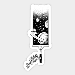 Space out Sticker